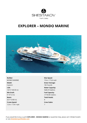 MONDO MARINE - Explorer