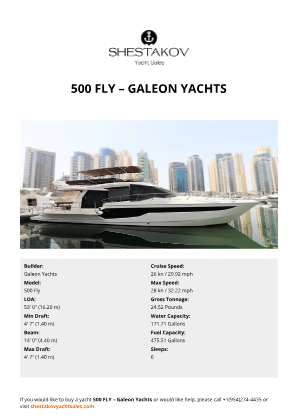 Galeon Yachts - 500 Fly