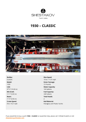 CLASSIC - 1930