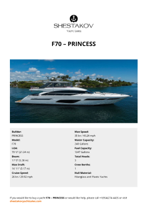 PRINCESS - F70