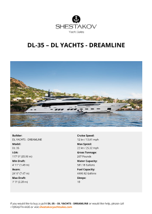 DL YACHTS - DREAMLINE - DL-35