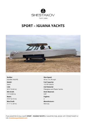 IGUANA YACHTS - Sport