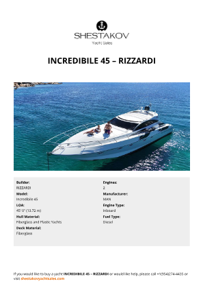 RIZZARDI - Incredibile 45