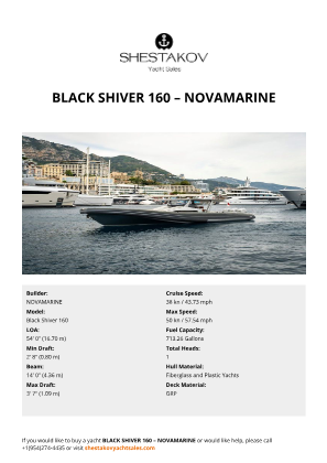NOVAMARINE - Black Shiver 160