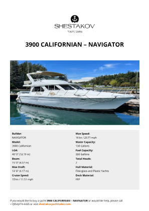 NAVIGATOR - 3900 Californian