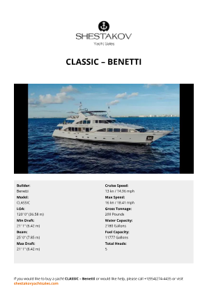 Benetti - CLASSIC