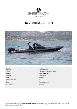RIBCO - 34 Venom