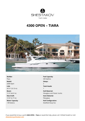 Tiara - 4300 Open