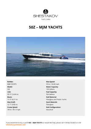 MJM YACHTS - 50z