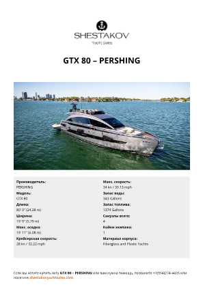 PERSHING - GTX 80