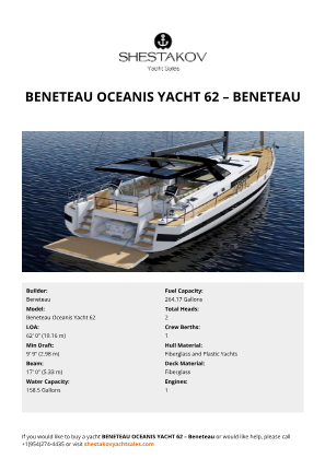 Beneteau - Beneteau Oceanis Yacht 62