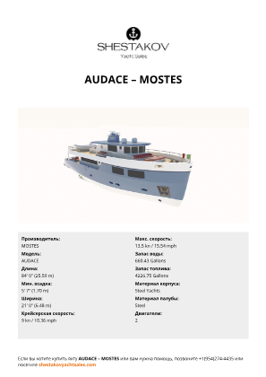 MOSTES - AUDACE