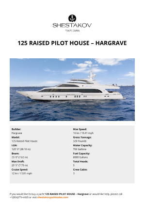 Hargrave - 125 Raised Pilot House