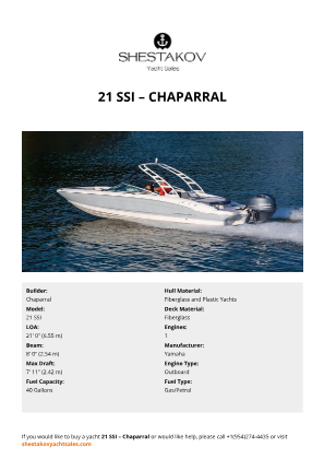 Chaparral - 21 SSI