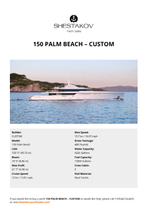 CUSTOM - 150 Palm Beach