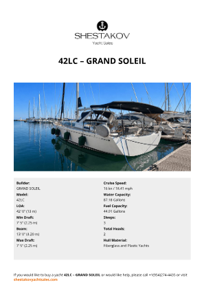 GRAND SOLEIL - 42LC
