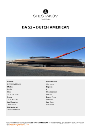 DUTCH AMERICAN - DA 53