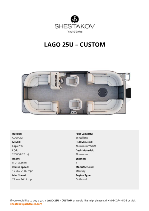 CUSTOM - Lago 25U