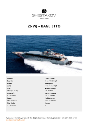 Baglietto - 26 WJ