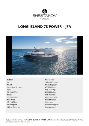 JFA - Long Island 78 Power