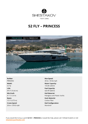 PRINCESS - 52 Fly