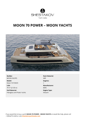 MOON YACHTS - Moon 70 POWER