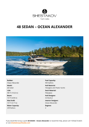 Ocean Alexander - 48 Sedan