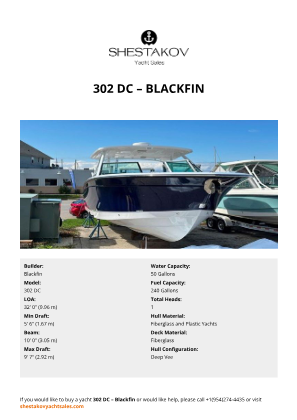 Blackfin - 302 DC