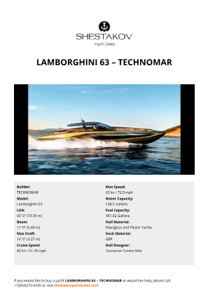 TECHNOMAR - Lamborghini 63