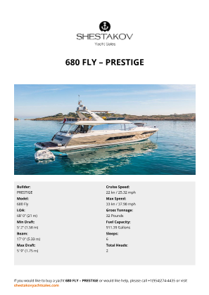 PRESTIGE - 680 Fly