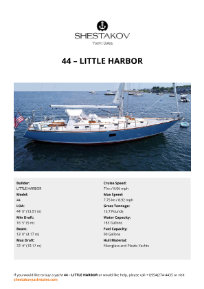 LITTLE HARBOR - 44