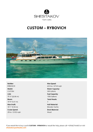 RYBOVICH - CUSTOM