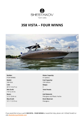 FOUR WINNS - 358 Vista