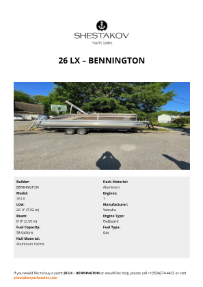 BENNINGTON - 26 LX