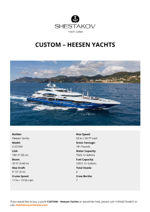 Heesen Yachts - CUSTOM