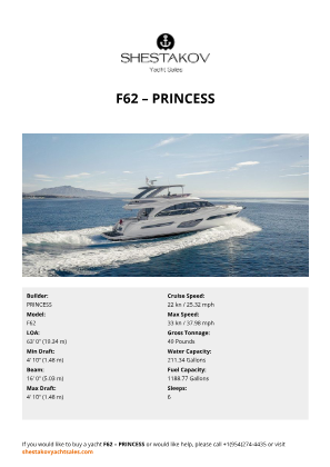 PRINCESS - F62