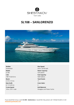 Sanlorenzo - SL108