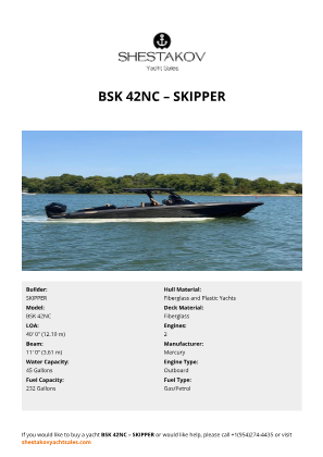 SKIPPER - BSK 42NC
