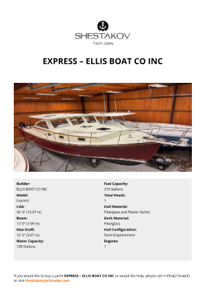 ELLIS BOAT CO INC - Express