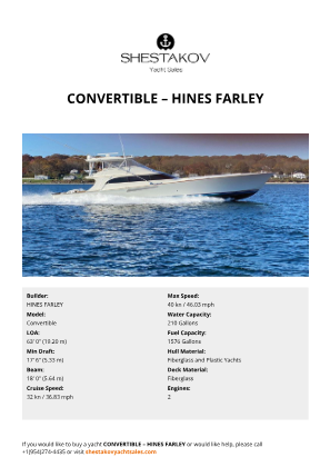 HINES FARLEY - Convertible