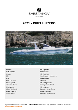 PIRELLI PZERO - 2021