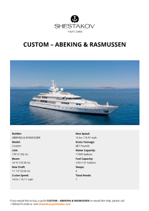 ABEKING & RASMUSSEN - Custom
