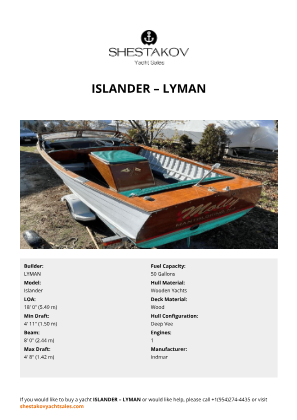 LYMAN - Islander