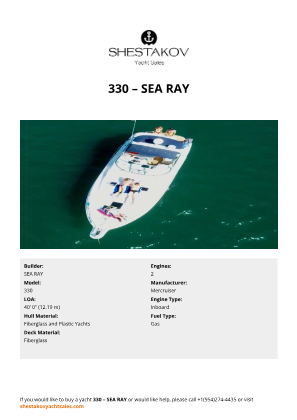 SEA RAY - 330
