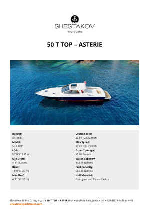 ASTERIE - 50 T TOP