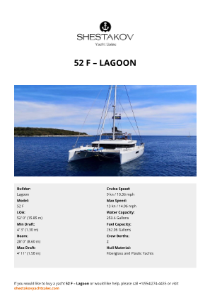 Lagoon - 52 F