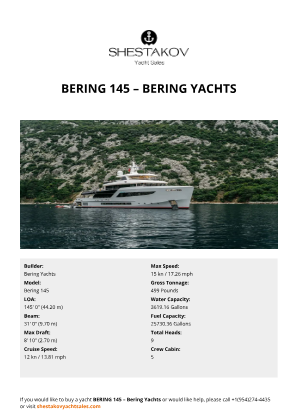 Bering Yachts - Bering 145