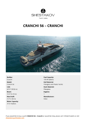 Cranchi - Cranchi 56