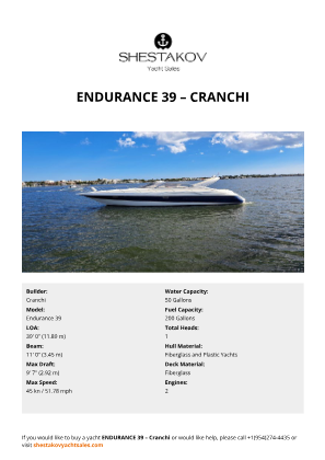 Cranchi - Endurance 39