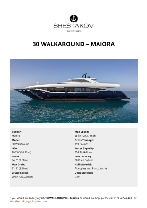 Maiora - 30 Walkaround